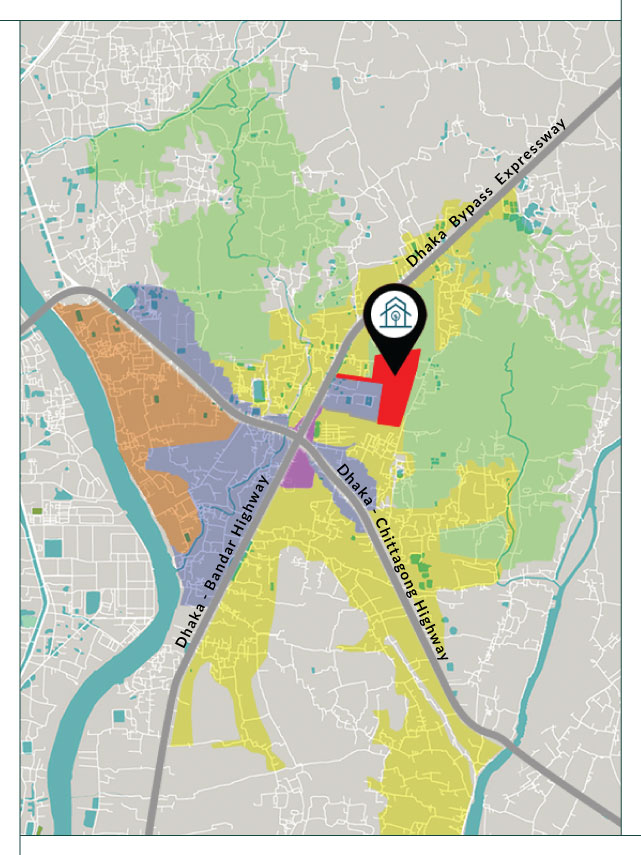 Granville Location Map